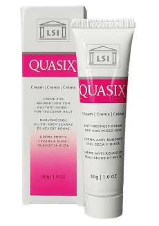 Quasix voide kasvojen punotuksen vähentämiseksi